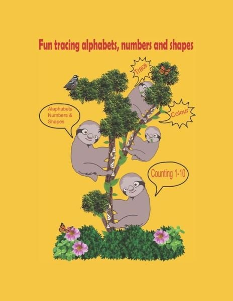 Cover for Design &amp; Publish · Fun tracing Alphabets, Numbers, and Shapes (Paperback Bog) (2019)