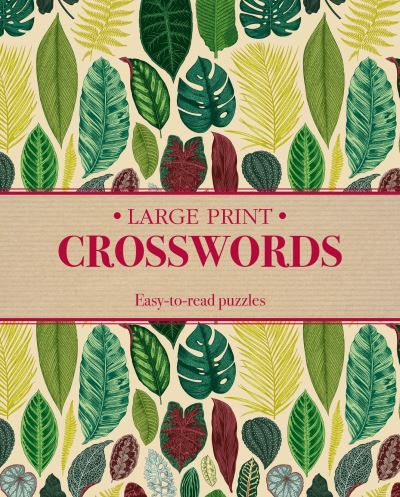 Cover for Eric Saunders · Large Print Crosswords: Easy to Read Puzzles (Paperback Book) (2022)