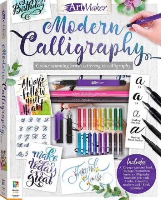 Art Maker Modern Calligraphy Kit - Calligraphy - Peter Taylor - Books - Hinkler Books - 9781488922190 - August 1, 2021