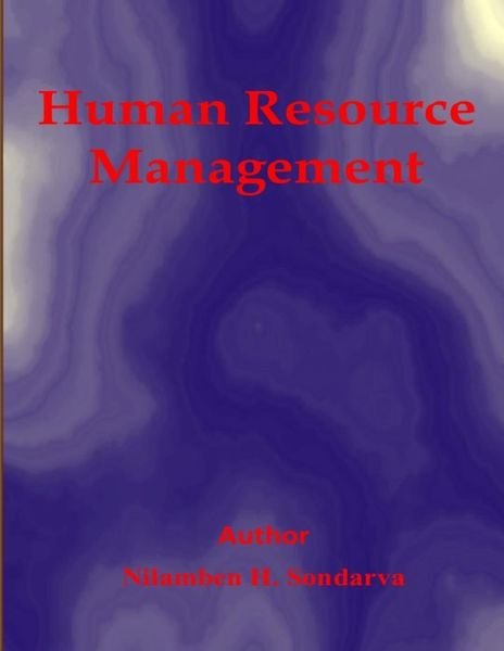 Cover for Nilamben Sondarva · Human Resource Management (Paperback Bog) (2015)