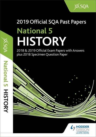 Cover for Sqa · 2019 Official SQA Past Papers: National 5 History (Pocketbok) (2019)