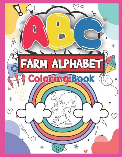 Cover for Platinum Press · ABC Farm Alphabet Coloring Book (Paperback Book) (2019)