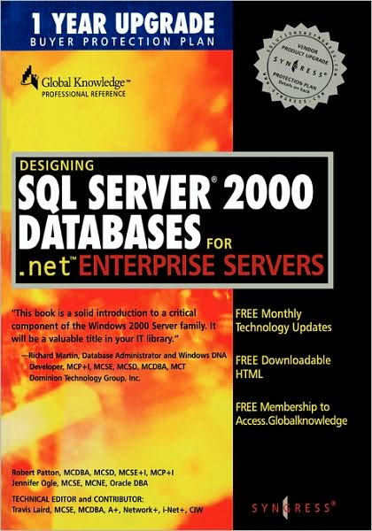 Cover for Syngress · Designing SQL Server 2000 Databases (Paperback Book) (2001)