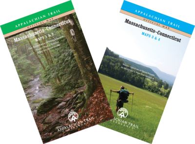 Cover for Appalachian Trail Conservancy · Appalachian Trail Massachusetts-Connecticut Map Set (Map) (2018)