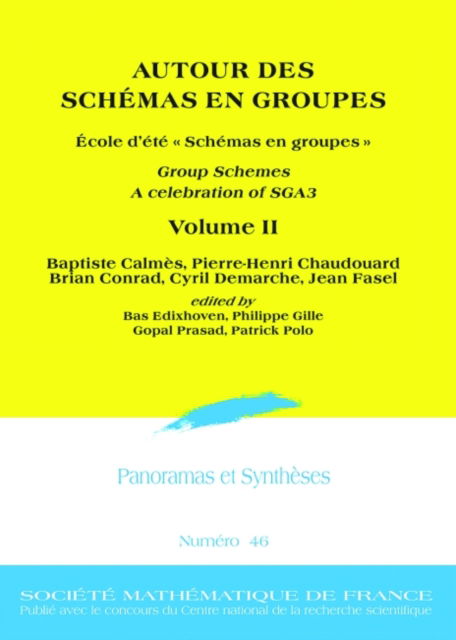 Cover for Calmes · Autour Des Schemas en Groupes Ecole De (Paperback Book) (2016)