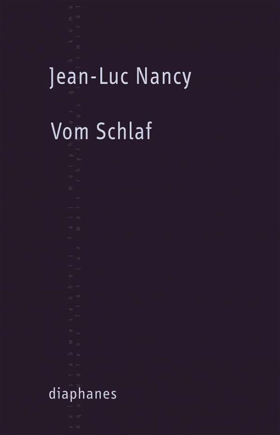 Cover for Nancy · Vom Schlaf (Book)