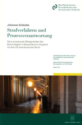 Cover for Schäuble · Strafverfahren und Prozessvera (Book) (2018)