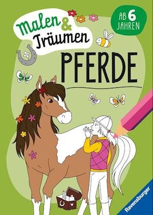 Cover for Isabelle Metzen · Ravensburger Pferde - malen und träumen - 24 Ausmalbilder für Kinder ab 6 Jahren - Motive für Pferde-Fans zum Entspannen (Bok) (2023)
