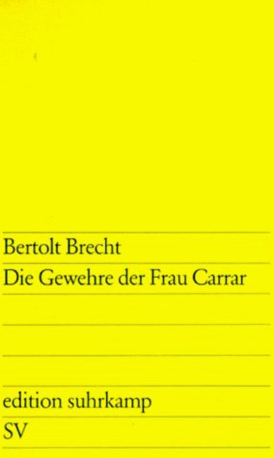 Edit.Suhrk.0219 Brecht.Gewehre d.Frau - Bertolt Brecht - Bøger -  - 9783518102190 - 