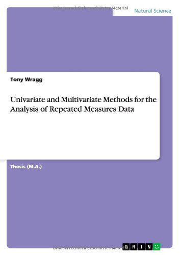 Cover for Tony Wragg · Univariate and Multivariate Methods for the Analysis of Repeated Measures Data (Paperback Book) (2011)