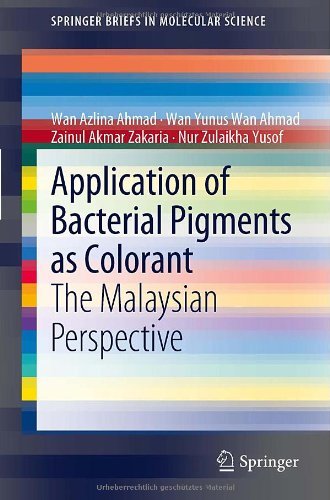 Cover for Wan Azlina Ahmad · Application of Bacterial Pigments as Colorant: The Malaysian Perspective - SpringerBriefs in Molecular Science (Paperback Book) [2012 edition] (2011)