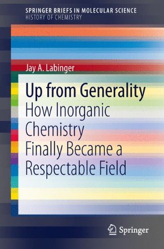 Cover for Jay A. Labinger · Up from Generality: How Inorganic Chemistry Finally Became a Respectable Field - SpringerBriefs in Molecular Science (Paperback Book) [2013 edition] (2013)