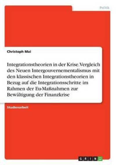 Cover for Mai · Integrationstheorien in der Krise. (Book) (2016)