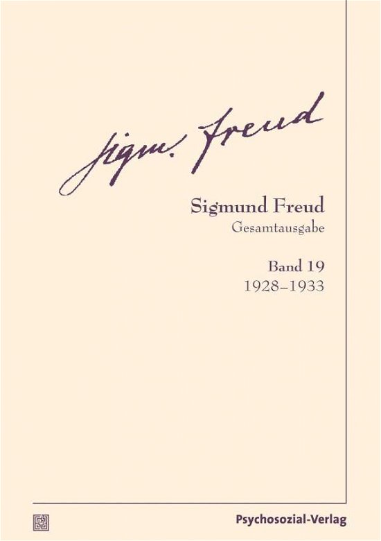 Cover for Freud · Gesamtausgabe (SFG), Band 19 (Book)