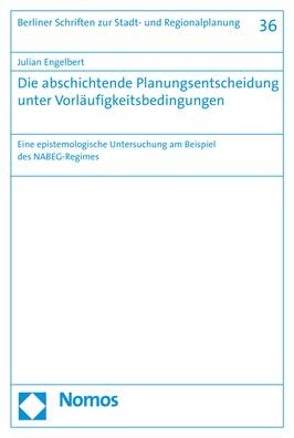 Cover for Engelbert · Die abschichtende Planungsent (Book) (2019)