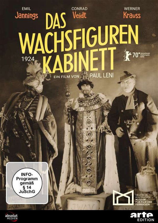 Cover for Paul Leni · Das Wachsfigurenkabinett (1924) (DVD) (2020)