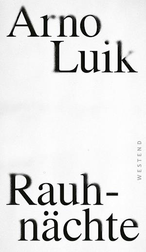 Cover for Arno Luik · Rauhnächte (Book) (2023)