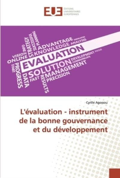 Cover for Agossou · L'évaluation - instrument de la (Bok) (2019)