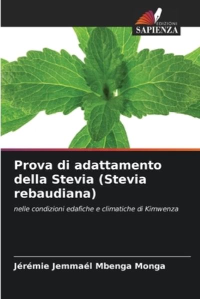 Cover for Jeremie Jemmael Mbenga Monga · Prova di adattamento della Stevia (Stevia rebaudiana) (Paperback Book) (2021)