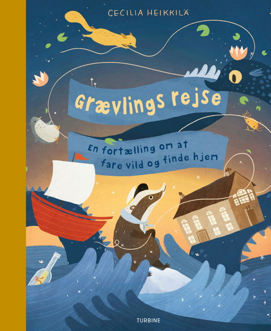 Cover for Cecilia Heikkilä · Grævlings rejse (Hardcover Book) [1.º edición] (2019)