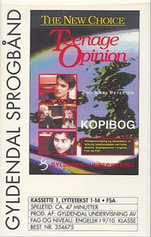 Cover for Bjørn Paulli Andersen; John Kaas Petersen; Jeremy Watts · The New Choice. Prøvemateriale: Teenage Opinion (Kassette) [1. udgave] (1997)