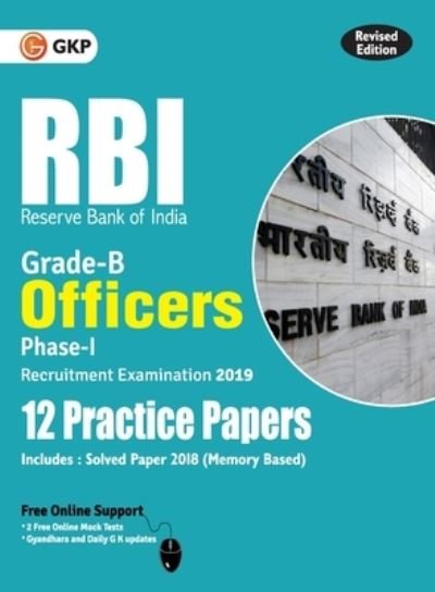 Rbi 2019 Grade B Officers Ph I 12 Practice Papers - Gkp - Livros - G. K. Publications - 9789389573190 - 24 de outubro de 2019