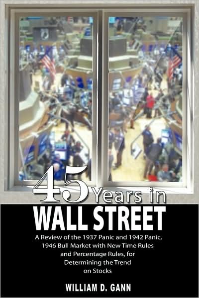 Cover for W D Gann · 45 Years in Wall Street (Inbunden Bok) (2008)
