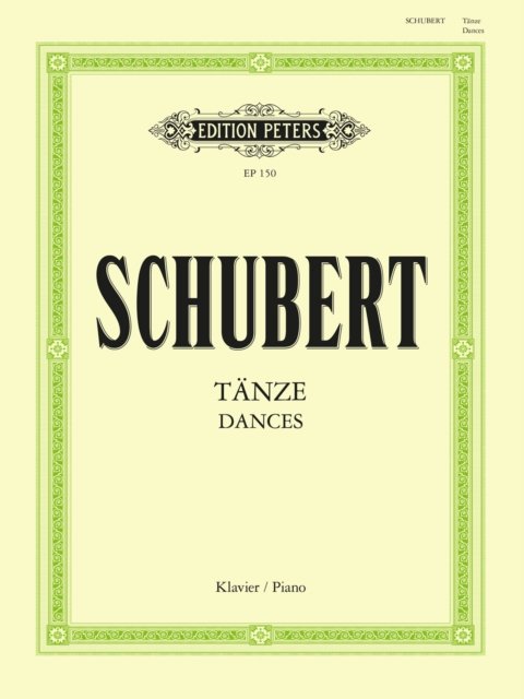 Cover for Dances (Sheet music) (2001)
