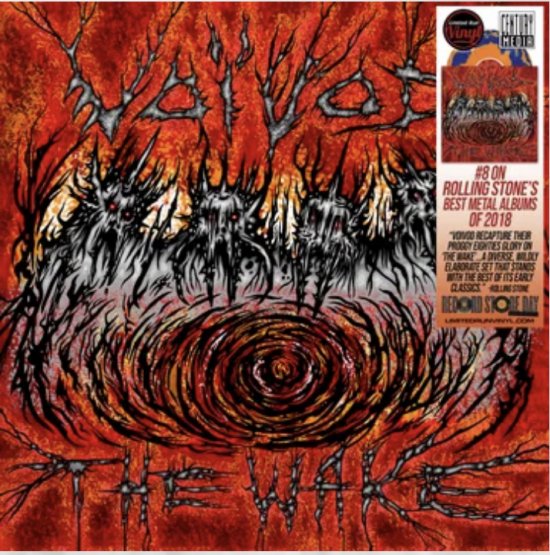 Cover for Voivod · The Wake (LP) [RSD 2024 Yellow / Blue Swirl Vinyl edition] (2024)