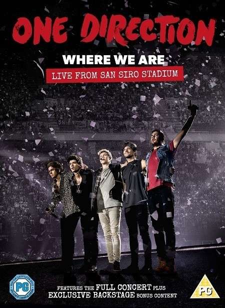 Where We Are: Live from San Siro Stadium - One Direction - Films - SYCO - 0888430554191 - 1 décembre 2014