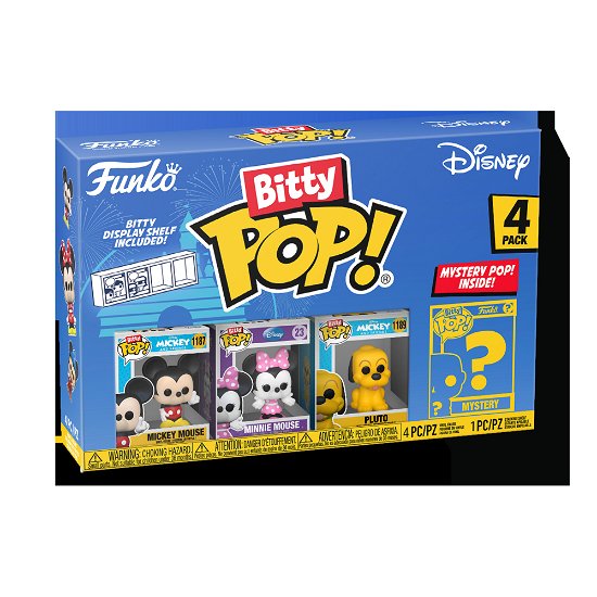 Disney - Mickey 4pk - Funko Bitty Pop!: - Merchandise - Funko - 0889698713191 - 28. februar 2023