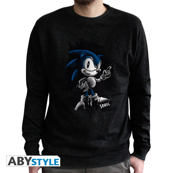 Cover for Abystyle · Sonic: Sonic Used Black (Felpa Unisex Tg. S) (N/A)