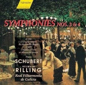 Cover for Rilling,helmuth / Real Filharm. · * Schubert: Symph.3+4 (CD) (1999)