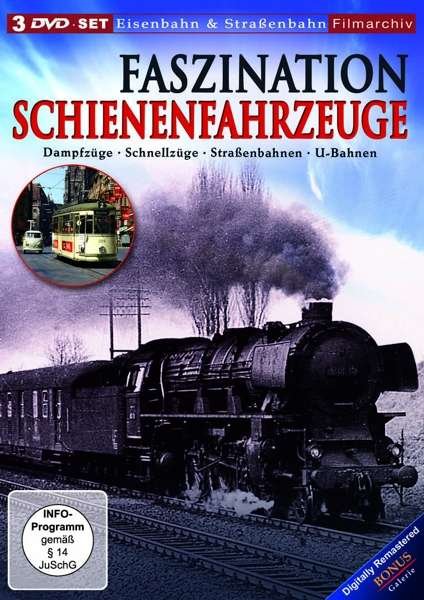 Cover for History Films · Faszination Schienenfahrzeuge (3 Dv (DVD) (2019)