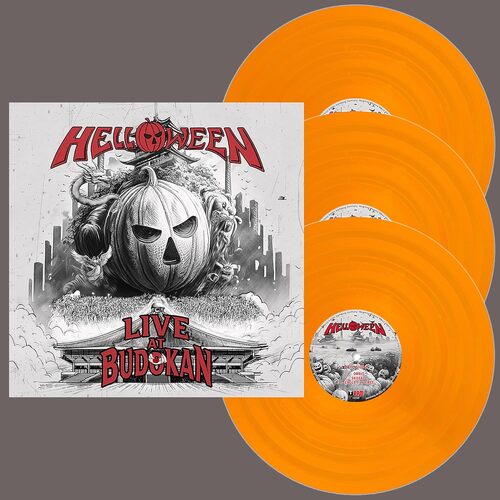 Cover for Helloween · Live at Budokan (LP) [Pumpkin Orange Limited edition] (2024)