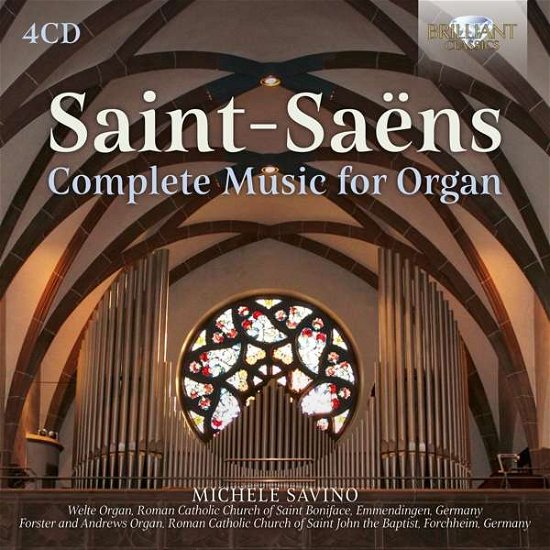 Cover for Michele Savino · Saint-saens Complete Music for Organ (CD) (2021)