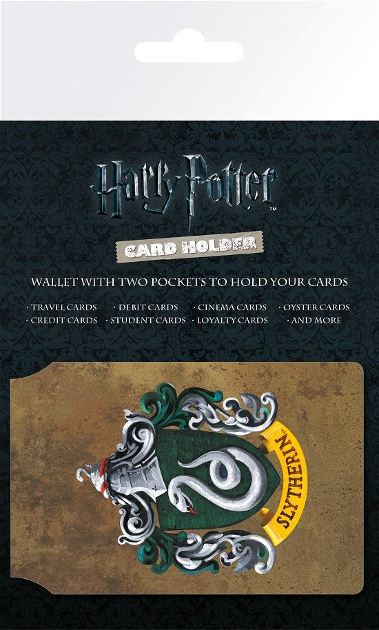 Harry Potter - Card Holder - Slytherin X4 - Harry Potter - Produtos - Gb Eye - 5028486367191 - 
