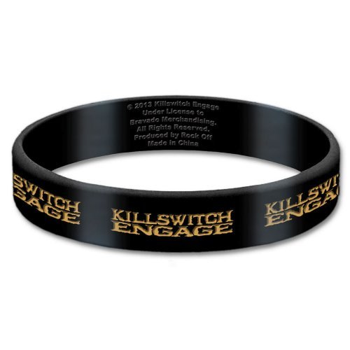 Killswitch Engage Gummy Wristband: Logo - Killswitch Engage - Produtos - Bravado - 5055295369191 - 25 de novembro de 2014