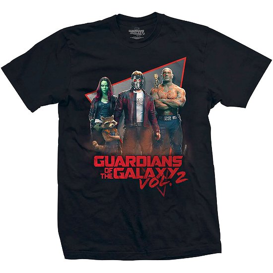 Cover for Marvel Comics · Marvel Comics Unisex Tee: Guardians of the Galaxy Vol. 2 Eighties (CLOTHES) [size XL] [Black - Unisex edition]