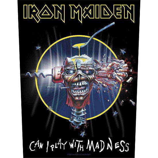 Iron Maiden Back Patch: Can I Play With Madness - Iron Maiden - Merchandise -  - 5056365715191 - 