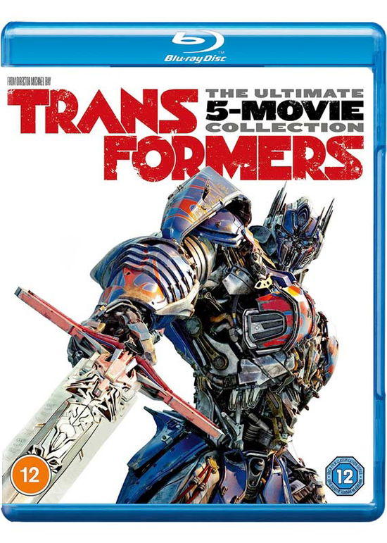 Cover for Transformers 5 Movie Collection BD · Transformers Movie Collection (5 Films) (Blu-Ray) (2023)