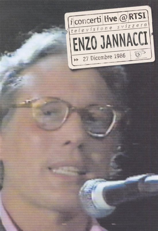 Cover for Enzo Jannacci · Live At Rtsi (DVD) (2002)