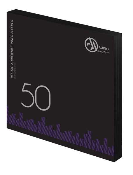 50 x 12" Deluxe Audiophile Antistatic Inner Sleeves (Black) - Audio Anatomy - Muziek - Audio Anatomy - 5906660083191 - 21 oktober 2017