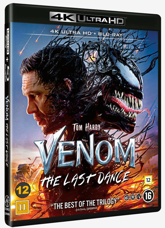 Cover for Spider-man · Venom: the Last Dance (4K UHD Blu-ray) (2025)