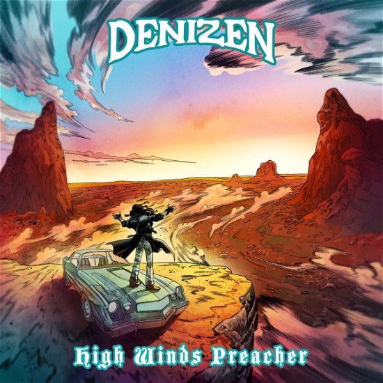 Cover for Denizen · High-Winds-Preacher (LP) [Coloured edition] (2020)
