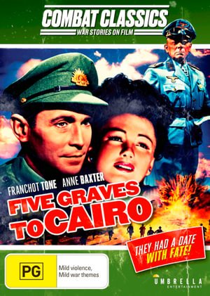 Cover for DVD · Five Graves to Cairo (Combat Classics Dvd) (DVD) (2022)