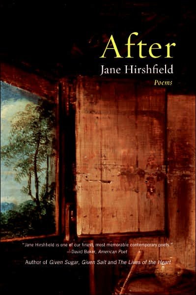 After: Poems - Jane Hirshfield - Books - HarperCollins - 9780060779191 - February 20, 2007