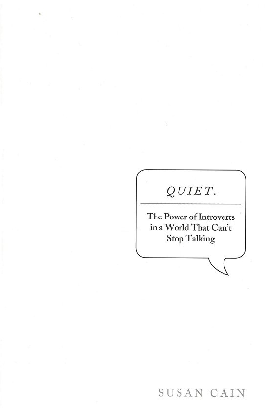 Cover for Susan Cain · Quiet: The Power of Introverts in a World That Can't Stop Talking (Paperback Bog) (2013)