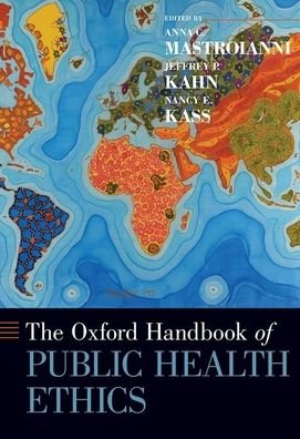 Cover for The Oxford Handbook of Public Health Ethics - Oxford Handbooks (Hardcover Book) (2019)