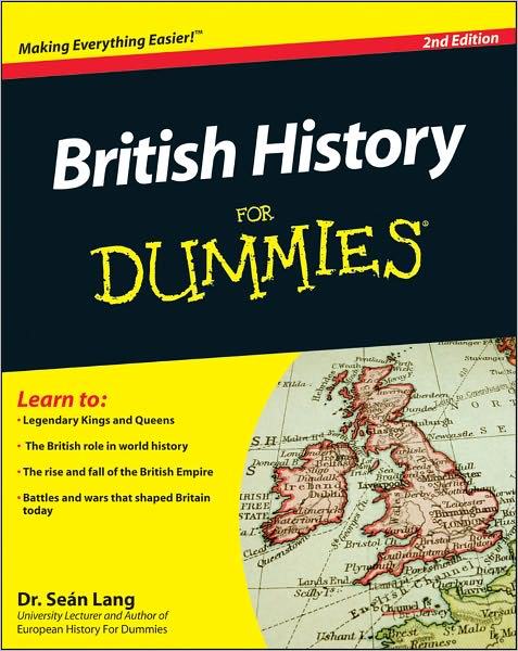 Cover for Sean Lang · British History For Dummies (Paperback Book) (2011)